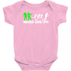 zombie never give up fun Baby Onesie