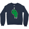 rude zombie Crewneck Sweatshirt