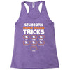 Stubborn French Bulldog Tricks Racerback Tank