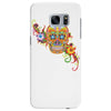 women's sugar skull purple Samsung Galaxy S7 Edge