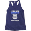 i stand with officer Racerback Tank