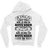 Real Kings Are Born On November 18 Zipper Hoodie