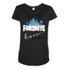 Just Play It Fortnite Maternity Scoop Neck T-shirt