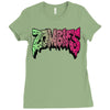zombies (4) Ladies Fitted T-Shirt