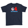 i heart zombies scary eye bloody heart halloween Youth Tee