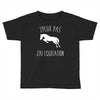 j'peux pas j'ai &eacute;quitation blc Toddler T-shirt