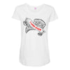 i love pizza Maternity Scoop Neck T-shirt