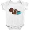 coffe squirrel Baby Bodysuit