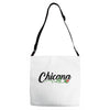 chicana with rose Adjustable Strap Totes