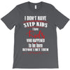 step kids white letter T-Shirt