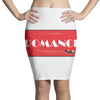 romance red Pencil Skirts