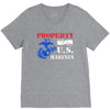 Property of 2 U.S. Marines V-Neck Tee