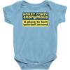 hokey cokey anonymous, ideal birthday gift or present Baby Bodysuit