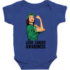liver cancer awareness can do it Baby Bodysuit
