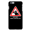 body under construction road sign iPhone 6/6s Plus Case