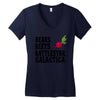 bears beets battlestar galactica Women's V-Neck T-Shirt