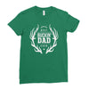 best buckin dad ever Ladies Fitted T-Shirt