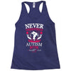 THE POWER OF AN Autism Mom Racerback Tank