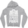 training to unlock my titan form Zipper Hoodie