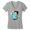 pluto is on vacations Women's V-Neck T-Shirt