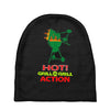 hot grill on grill action Baby Beanies