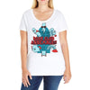 by the power of literature Ladies Curvy T-Shirt