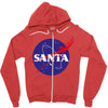 santa nasa Zipper Hoodie