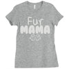fur mama Ladies Fitted T-Shirt