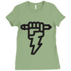 pencil lightning Ladies Fitted T-Shirt