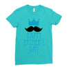 happy father's day 2 Ladies Fitted T-Shirt