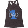 1 dad (2) Racerback Tank