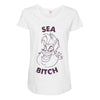 sea bitch Maternity Scoop Neck T-shirt