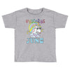 unicorns are born in june cute unicorn Toddler T-shirt