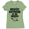 Greatest Boyfriend In The Universe Ladies Fitted T-Shirt