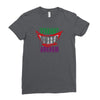 straight outta arkham Ladies Fitted T-Shirt