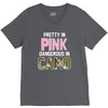 pretty in pink dangerous in camo V-Neck Tee