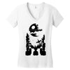 r2 d2 on endor Women's V-Neck T-Shirt