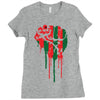 black power Ladies Fitted T-Shirt