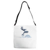 dolphin rider Adjustable Strap Totes