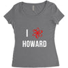 i heart howard Women's Triblend Scoop T-shirt