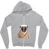 Vesikalik maymun Zipper Hoodie