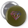 Galaxy diamond Pin-back button