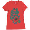 hul kat Ladies Fitted T-Shirt