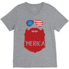 america 3 V-Neck Tee