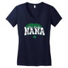 one lucky nana Women's V-Neck T-Shirt