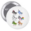 unicorn funny Pin-back button