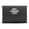 best husband ever Accessory Pouches