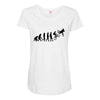 bike evolotions Maternity Scoop Neck T-shirt