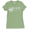 sarcasm loading please wait Ladies Fitted T-Shirt
