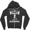 who loves running1 Zipper Hoodie